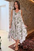 Made in Italy Tiki Pure Cotton Midi Dress Rosewater /37 =